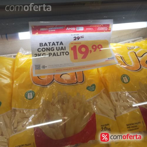 Batata Congelada Uai 2kg