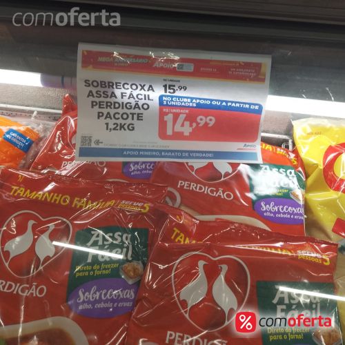 Sobrecoxa de Frango Assa Fácil Perdigão 1,2kg
