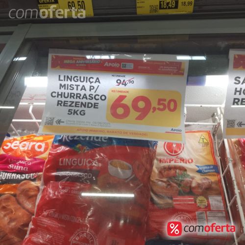 Linguiça Mista Rezende 5 Kg