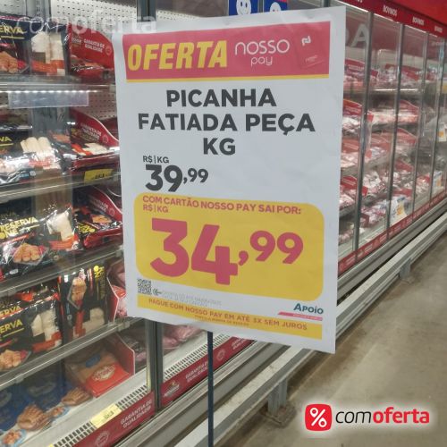 Picanha Bovina Fatiada - Kg