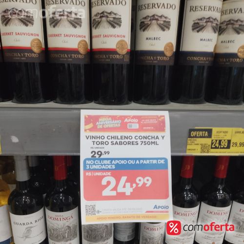 Vinho Chileno Concha Y Toro Reservado 750ml