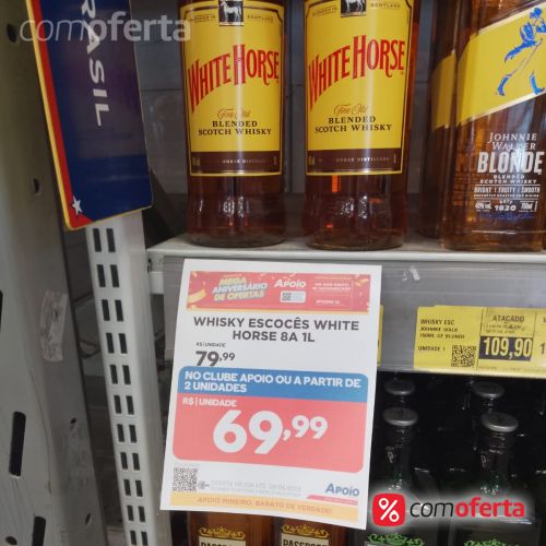 Whisky White Horse 8 Anos 1 Litro