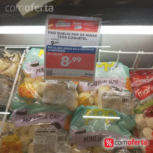 Pão de Queijo Pop de Minas 750g
