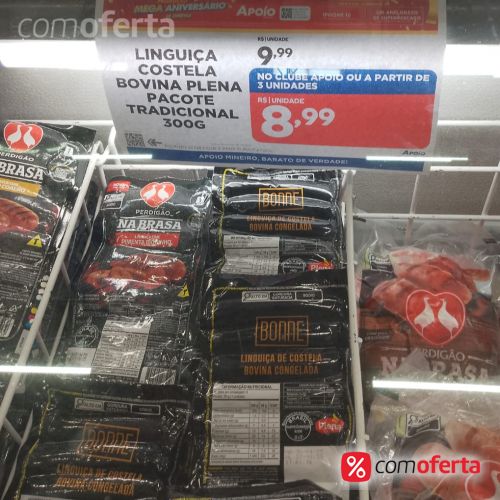 Linguiça Costela Bovina Bonne Plena - 300G