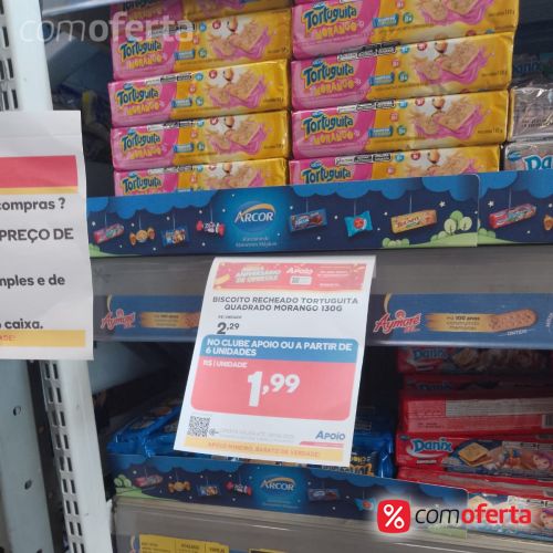 Biscoito Recheado Tortuguita 130g