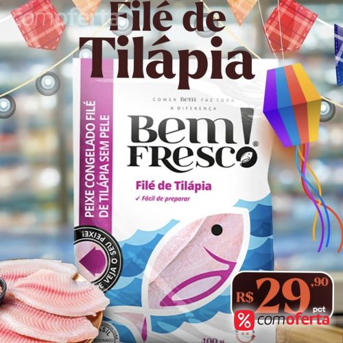 Filé de Tilápia Bem Fresco Cong 400g