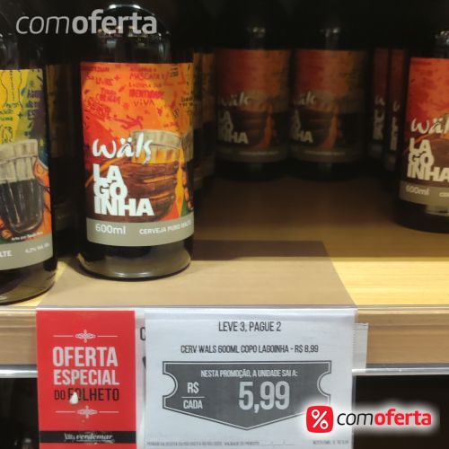 Cerveja Wals Copo Lagoinha 600ml
