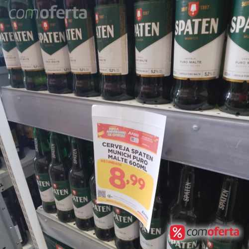 Cerveja Spaten Puro Malte Munich 600ml
