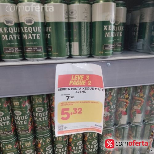 Xeque Mate - Mate e Rum - 473ml Latão