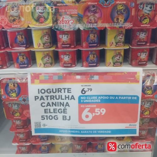 Iogurte Polpa Elege Patrulha Canina 510g