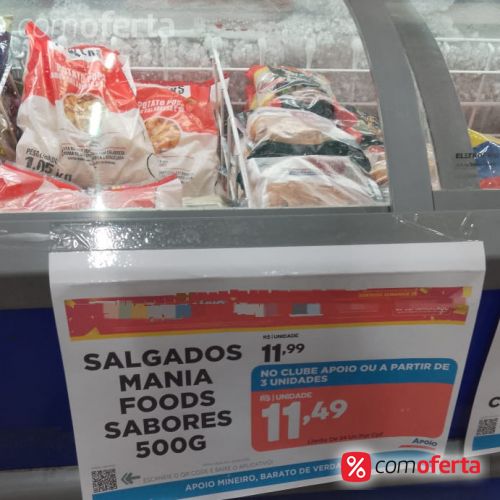 Salgadinhos Mania Foods 500g