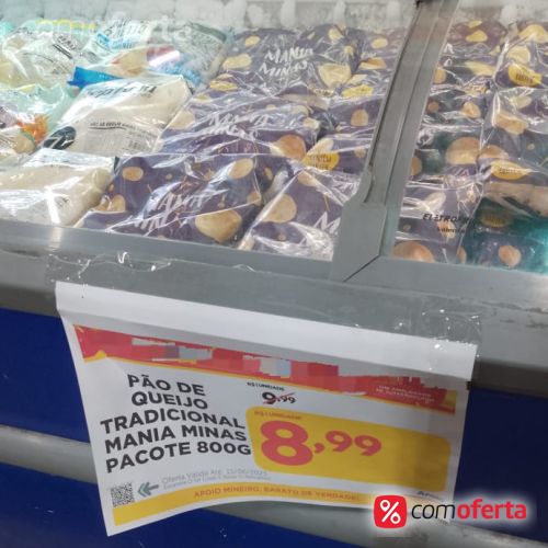 Pão de Queijo Mania de Minas 800g