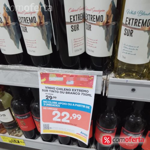 Vinho Chileno Extremo Sur 750ml