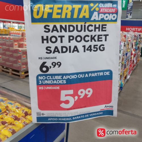 Sanduíche Sadia Hot Pocket 145g