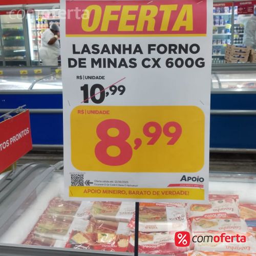 Lasanha Forno De Minas Sabores 600g