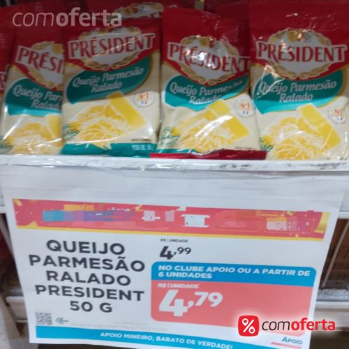 Queijo Ralado President 50g