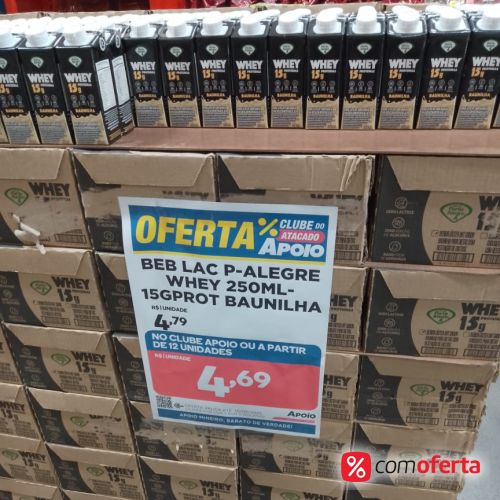 Bebida Láctea Porto Alegre Whey 15g - 250ml