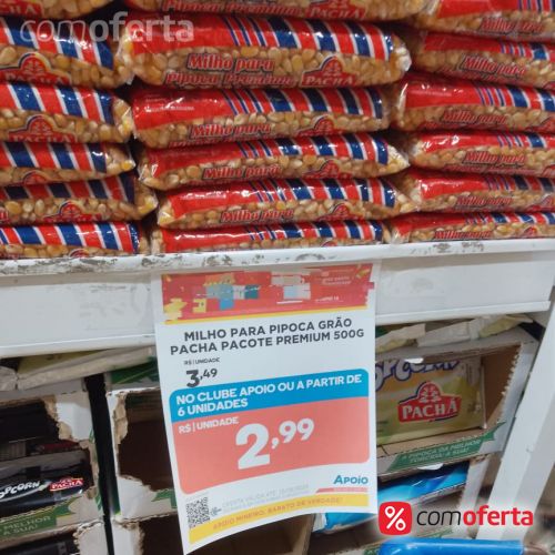 Milho para Pipoca Pachá Premium 500g