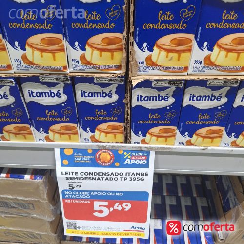Leite Condensado Itambé Semidesnatado 395g