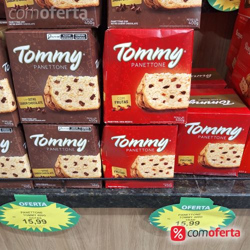 Panetone Tommy 400 Gramas