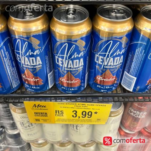 Cerveja Bruder Alma Cevada - 473ml Latão