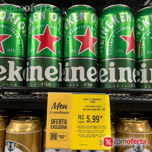 Cerveja Heineken 473ml - Latão