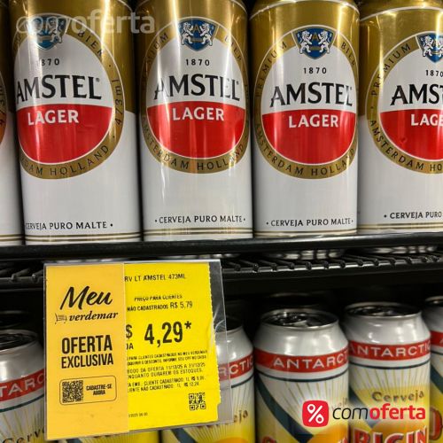 Cerveja Amstel Lager 473ml - Latão