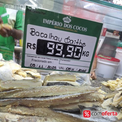 Bacalhau Saithe Peça ou Pedaço kg