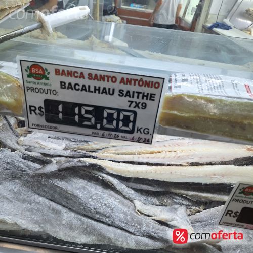 Bacalhau Saithe Peça ou Pedaço kg