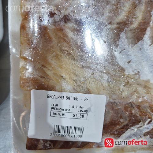 Bacalhau Saithe Peça ou Pedaço kg