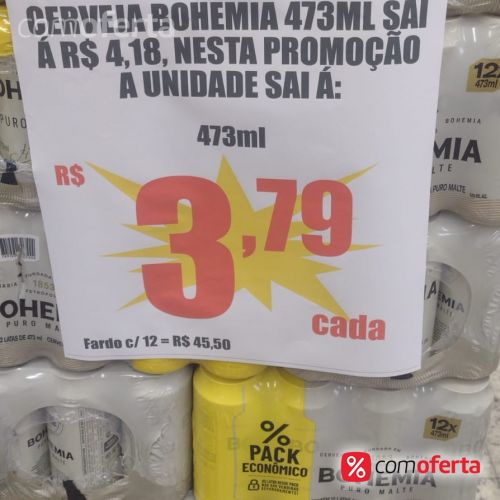 Cerveja Bohemia 473ml - Latão