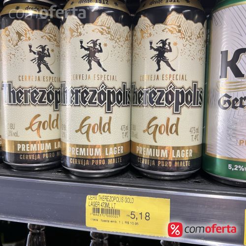 Cerveja Therezópolis Gold 473ml