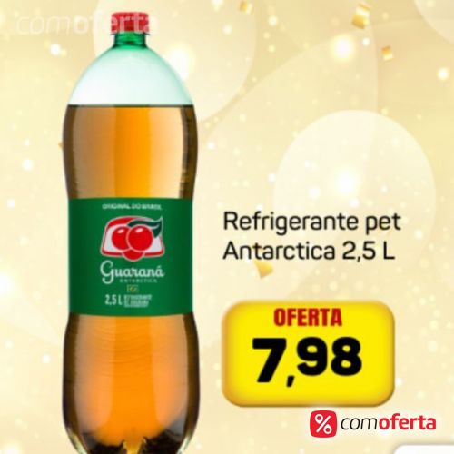 Refrigerante Antarctica Guaraná Garrafa 2,5 L