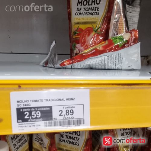 Molho De Tomate Heinz 240g