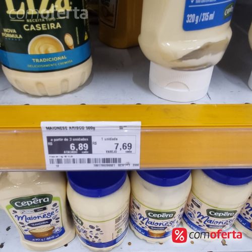 Maionese Arisco 500g