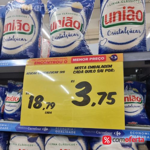 Açúcar Cristal União - 5kg