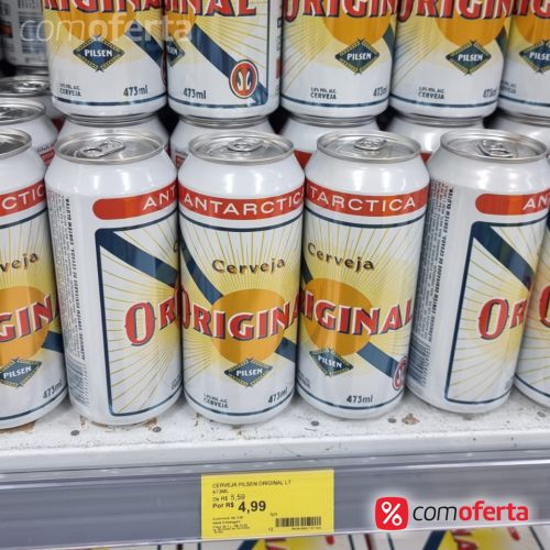 Cerveja Antarctica Original 473ml Latão