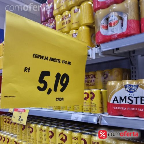 Cerveja Amstel Lager 473ml - Latão