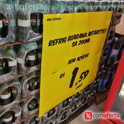 Refrigerante Antarctica Guaraná 200ml Pet