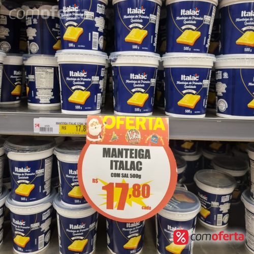 Manteiga Italac com Sal 500G