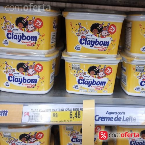 Margarina Claybom Com Sal 500g