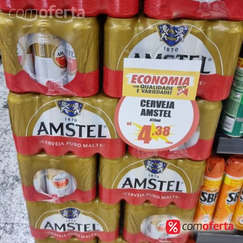 Cerveja Amstel Lager 473ml - Latão