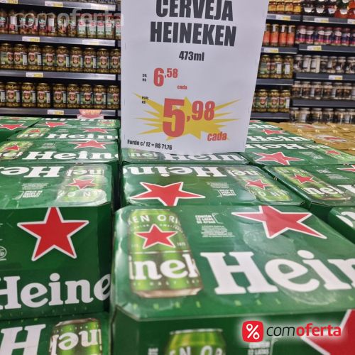 Cerveja Heineken 473ml - Latão