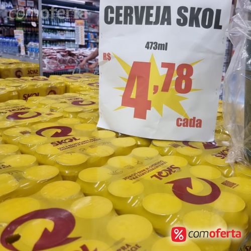 Cerveja Skol 473ml - Latão