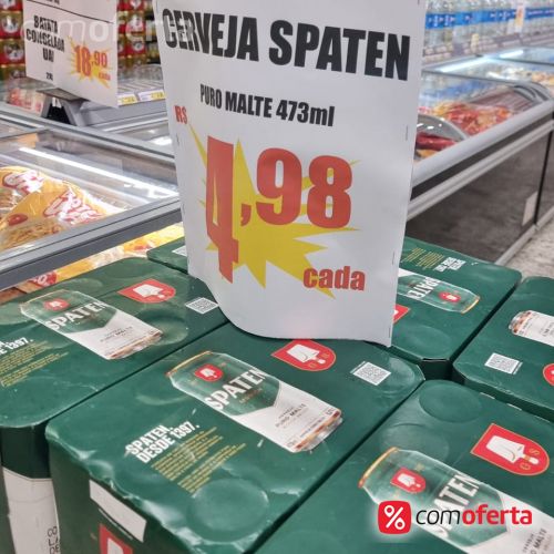 Cerveja Spaten Puro Malte Munich 473ml - Latão
