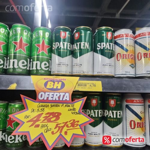 Cerveja Spaten Puro Malte Munich 473ml - Latão