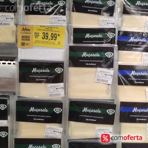 Queijo Mussarela Fatiada Kg