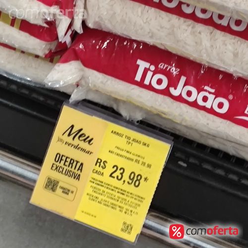 Arroz Branco Tio João Tipo 1 - 5kg