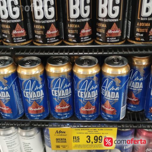 Cerveja Bruder Alma Cevada - 473ml Latão
