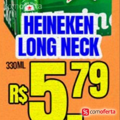 Cerveja Heineken 330ml Long Neck